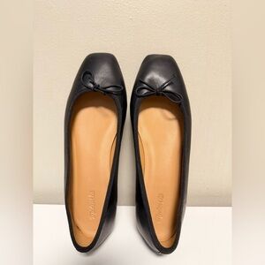 Madewell The Anelise Ballet Flat in True Black Women’s US 9.5 Style: NN901